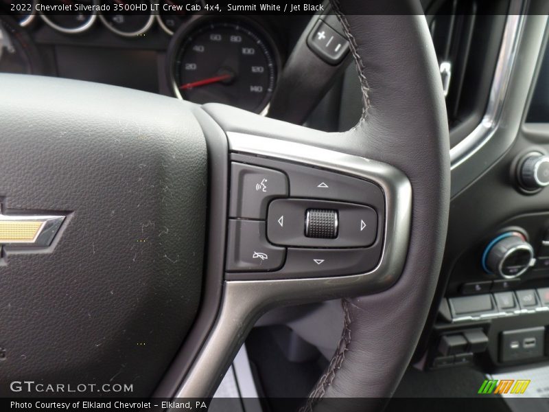 Summit White / Jet Black 2022 Chevrolet Silverado 3500HD LT Crew Cab 4x4