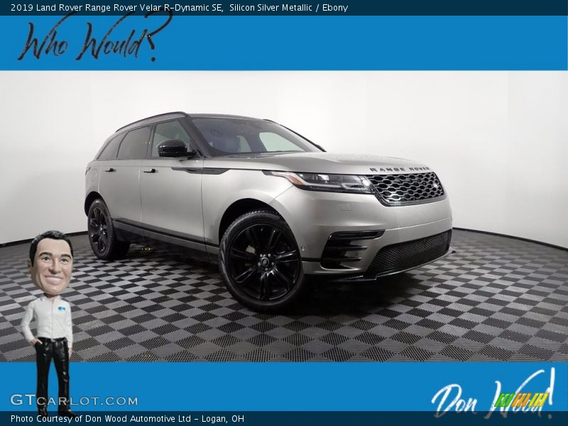 Silicon Silver Metallic / Ebony 2019 Land Rover Range Rover Velar R-Dynamic SE