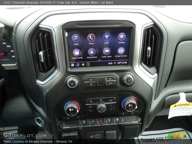 Summit White / Jet Black 2022 Chevrolet Silverado 3500HD LT Crew Cab 4x4