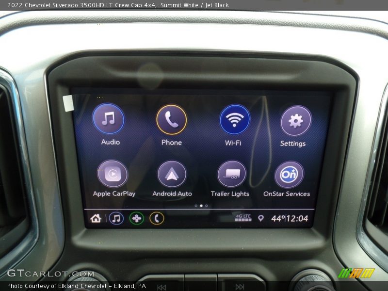 Summit White / Jet Black 2022 Chevrolet Silverado 3500HD LT Crew Cab 4x4