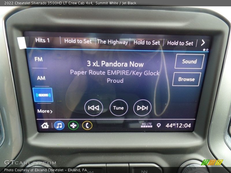 Summit White / Jet Black 2022 Chevrolet Silverado 3500HD LT Crew Cab 4x4