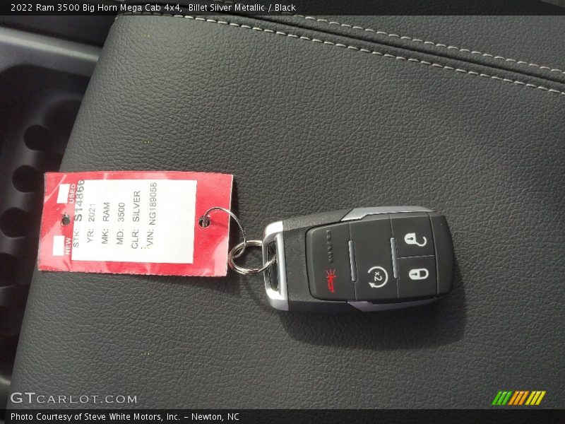 Keys of 2022 3500 Big Horn Mega Cab 4x4