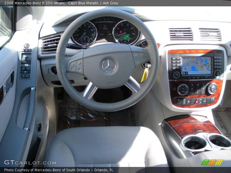 Capri Blue Metallic / Ash Grey 2006 Mercedes-Benz R 350 4Matic