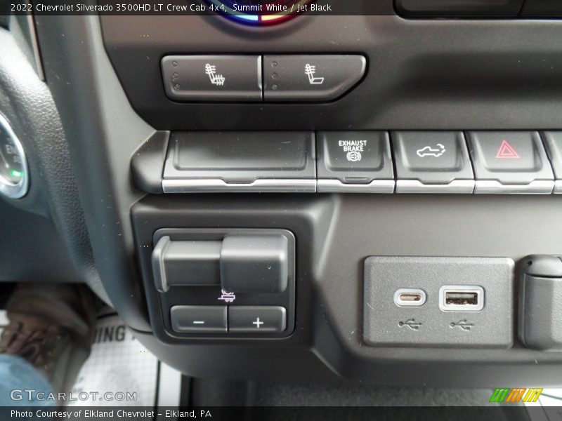 Summit White / Jet Black 2022 Chevrolet Silverado 3500HD LT Crew Cab 4x4