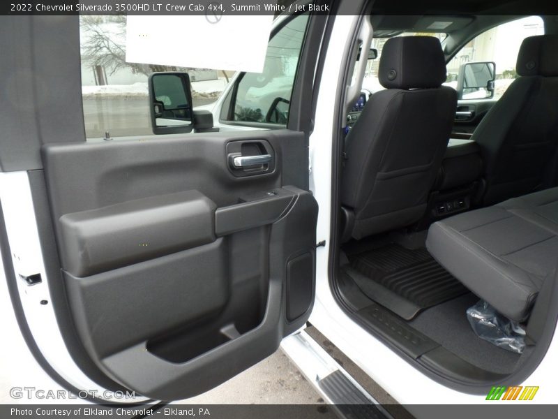 Summit White / Jet Black 2022 Chevrolet Silverado 3500HD LT Crew Cab 4x4