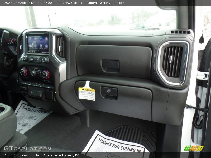 Summit White / Jet Black 2022 Chevrolet Silverado 3500HD LT Crew Cab 4x4