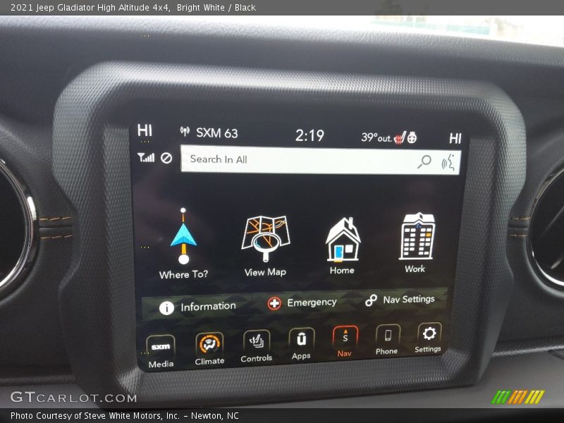 Bright White / Black 2021 Jeep Gladiator High Altitude 4x4