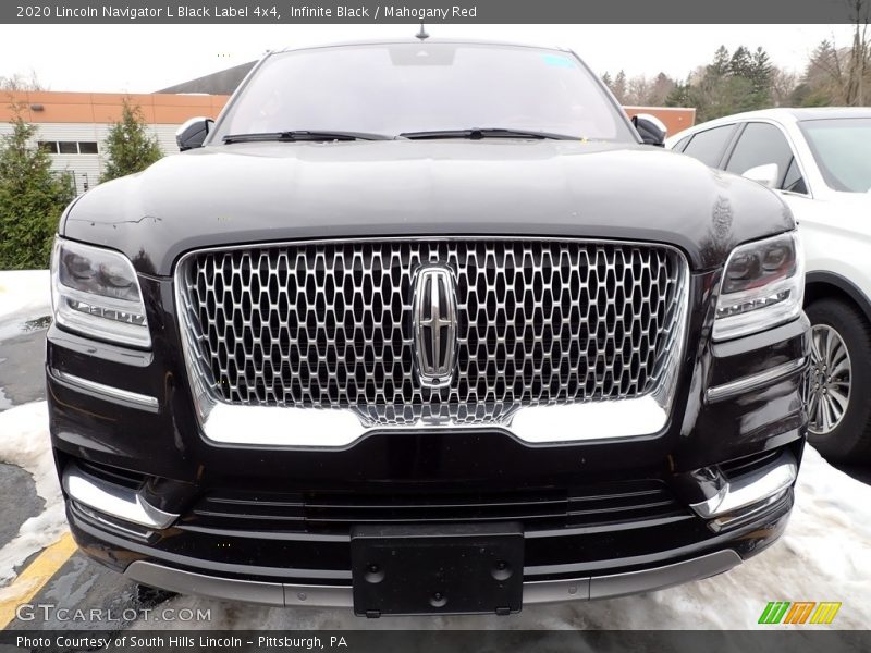 Infinite Black / Mahogany Red 2020 Lincoln Navigator L Black Label 4x4