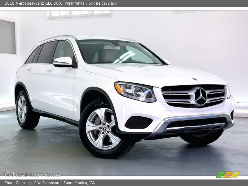 Polar White / Silk Beige/Black 2018 Mercedes-Benz GLC 300