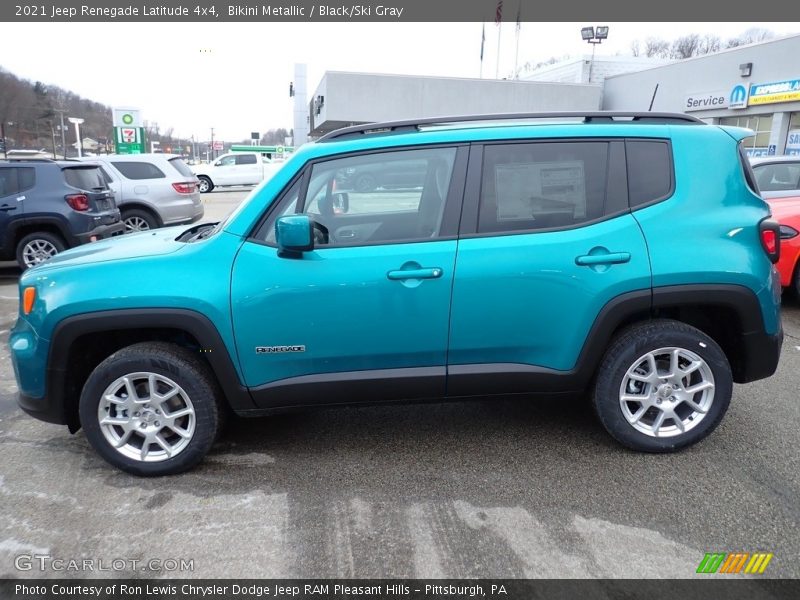 Bikini Metallic / Black/Ski Gray 2021 Jeep Renegade Latitude 4x4