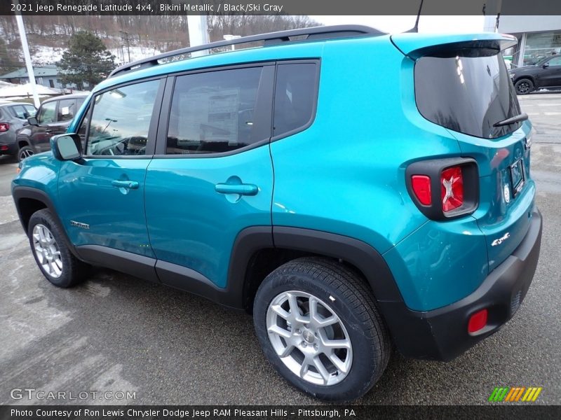 Bikini Metallic / Black/Ski Gray 2021 Jeep Renegade Latitude 4x4