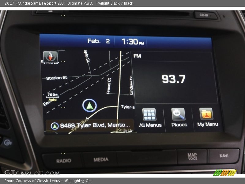 Twilight Black / Black 2017 Hyundai Santa Fe Sport 2.0T Ulitimate AWD