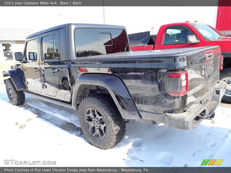 Black / Black 2021 Jeep Gladiator Willys 4x4