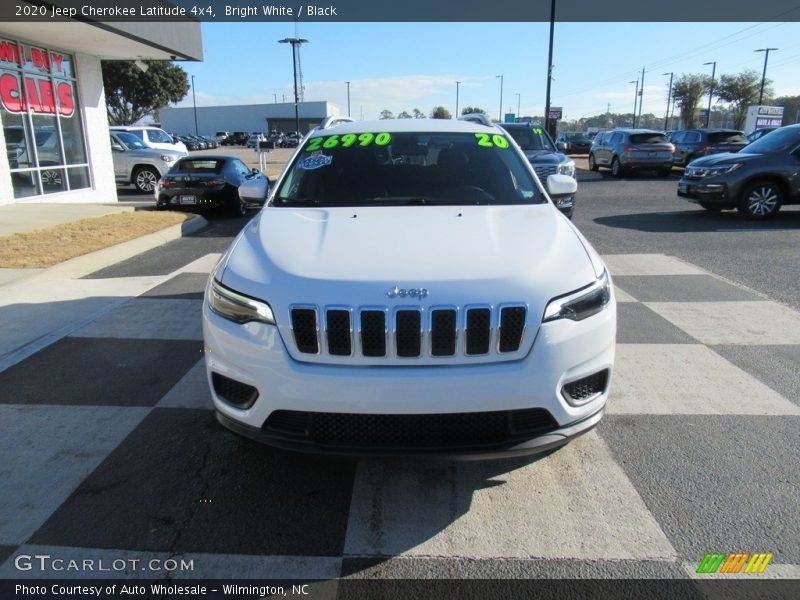 Bright White / Black 2020 Jeep Cherokee Latitude 4x4