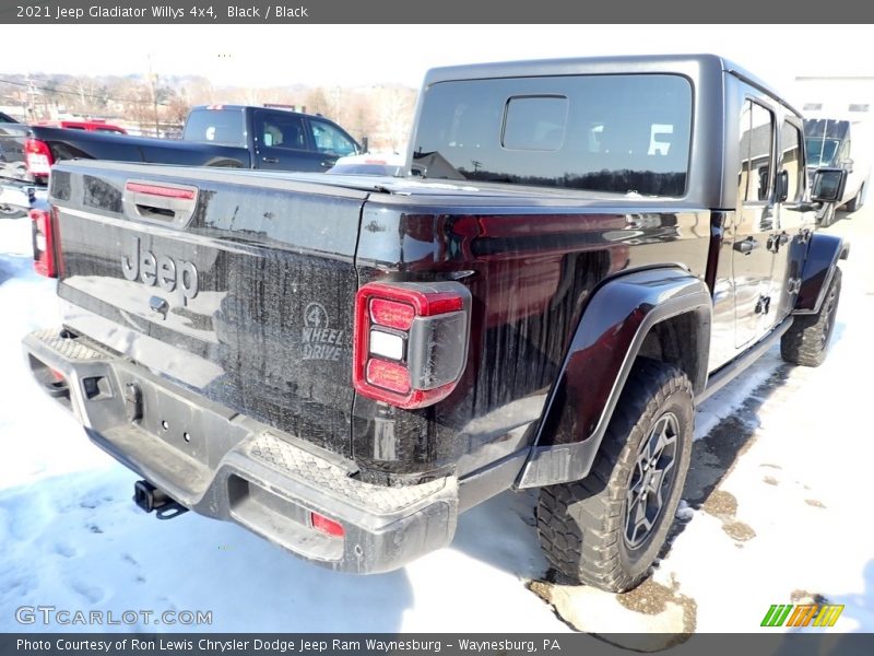 Black / Black 2021 Jeep Gladiator Willys 4x4
