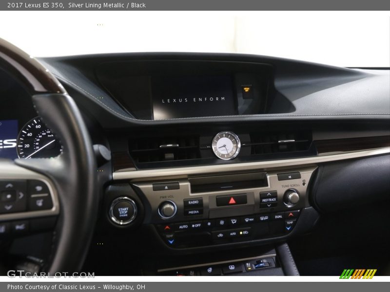 Silver Lining Metallic / Black 2017 Lexus ES 350