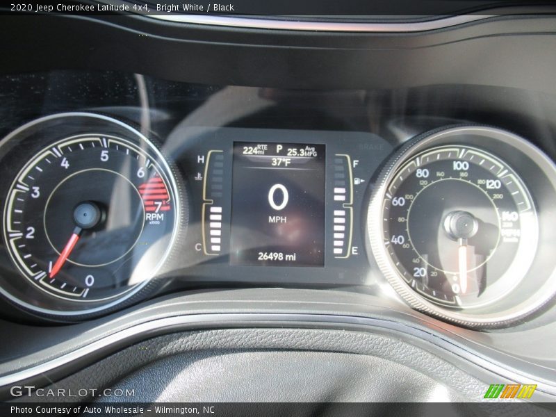 Bright White / Black 2020 Jeep Cherokee Latitude 4x4