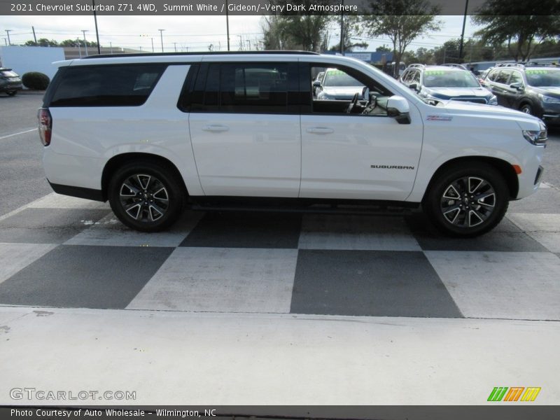 Summit White / Gideon/­Very Dark Atmosphere 2021 Chevrolet Suburban Z71 4WD