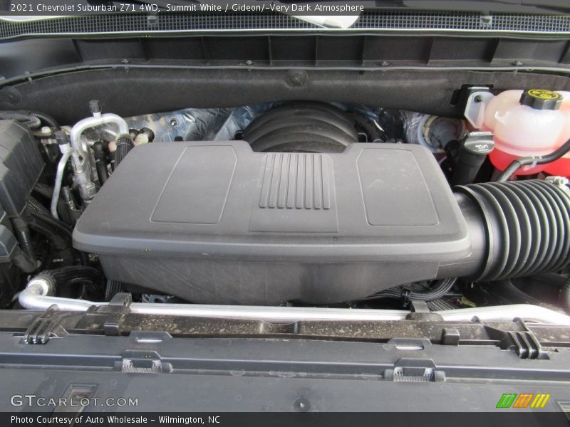 Summit White / Gideon/­Very Dark Atmosphere 2021 Chevrolet Suburban Z71 4WD