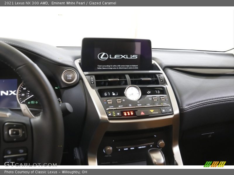 Eminent White Pearl / Glazed Caramel 2021 Lexus NX 300 AWD
