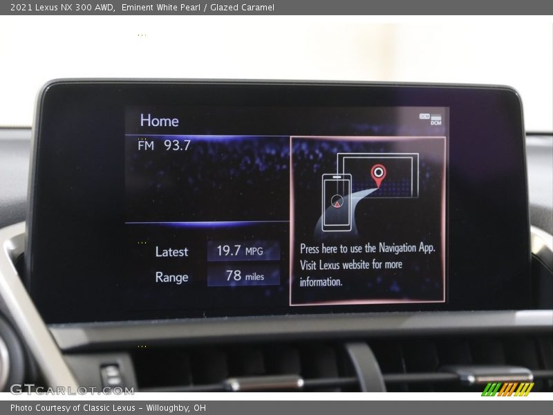 Eminent White Pearl / Glazed Caramel 2021 Lexus NX 300 AWD