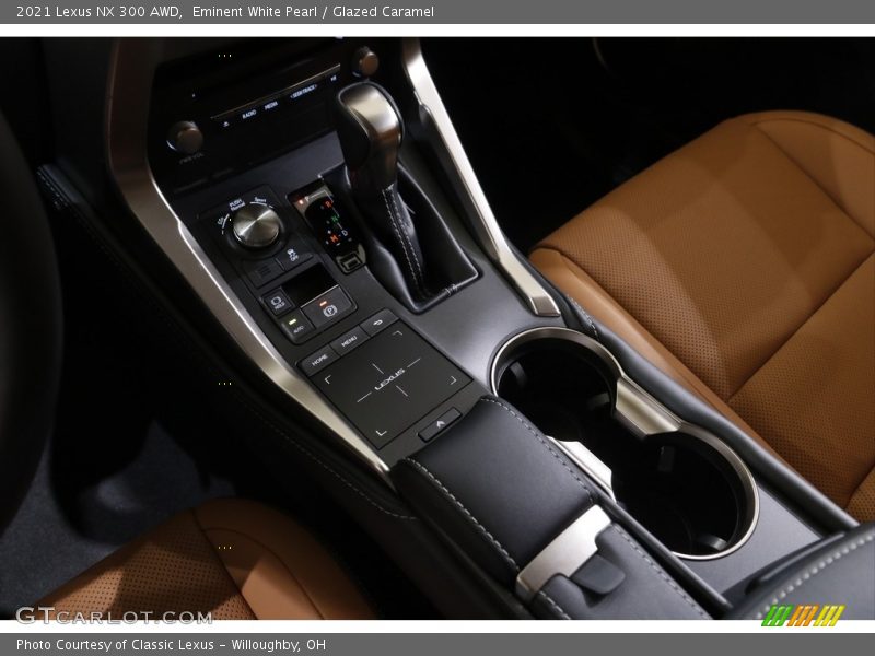 Eminent White Pearl / Glazed Caramel 2021 Lexus NX 300 AWD