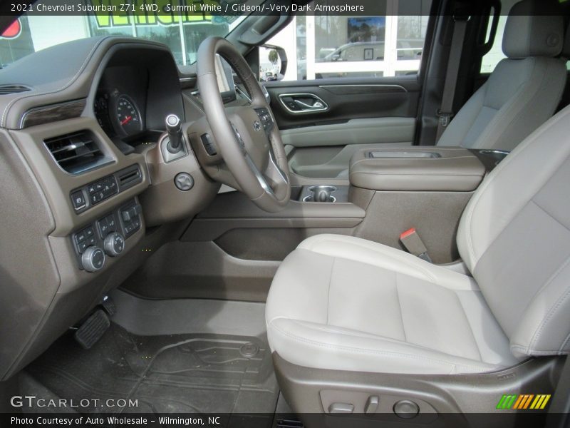 Summit White / Gideon/­Very Dark Atmosphere 2021 Chevrolet Suburban Z71 4WD