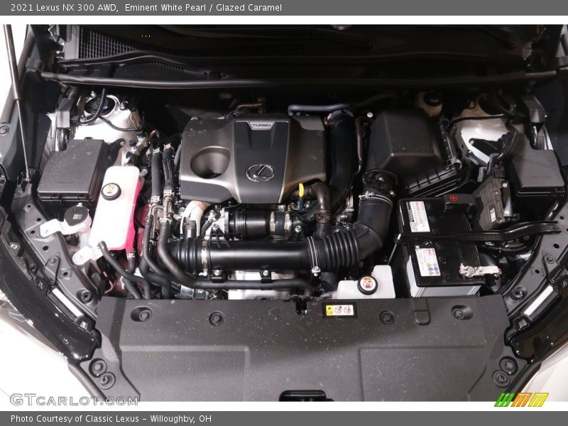 Eminent White Pearl / Glazed Caramel 2021 Lexus NX 300 AWD