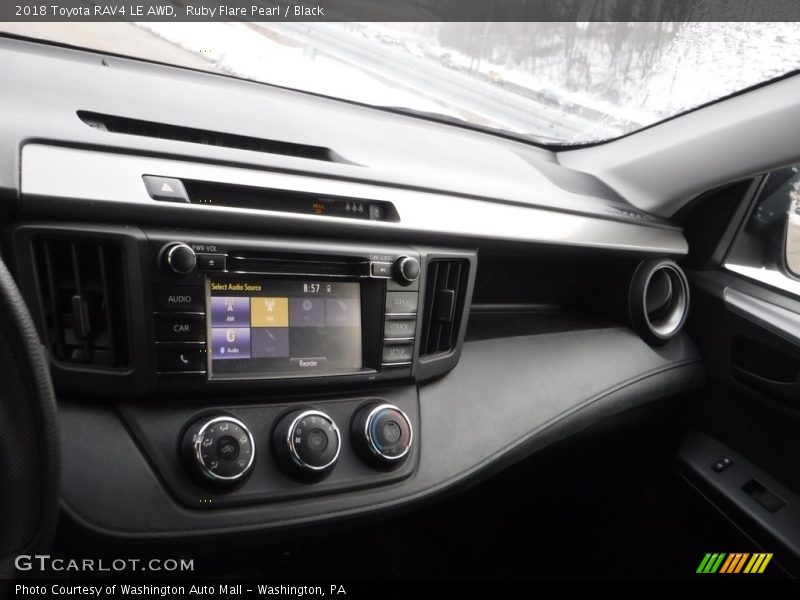 Ruby Flare Pearl / Black 2018 Toyota RAV4 LE AWD