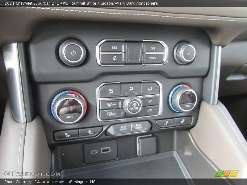 Summit White / Gideon/­Very Dark Atmosphere 2021 Chevrolet Suburban Z71 4WD