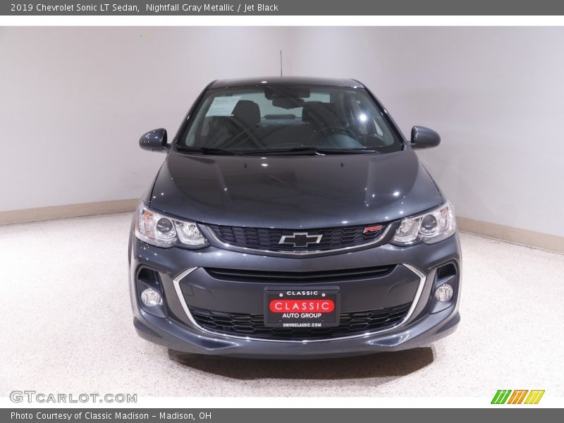 Nightfall Gray Metallic / Jet Black 2019 Chevrolet Sonic LT Sedan