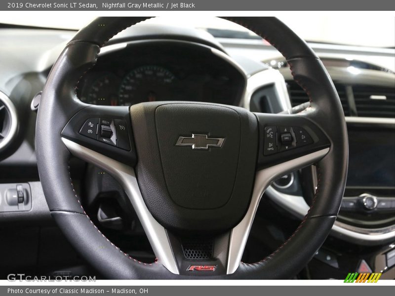 Nightfall Gray Metallic / Jet Black 2019 Chevrolet Sonic LT Sedan
