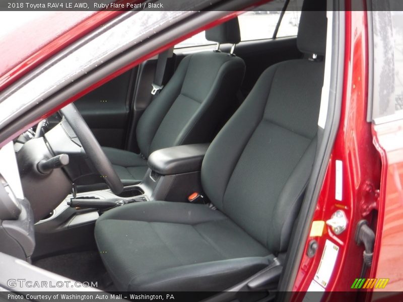 Ruby Flare Pearl / Black 2018 Toyota RAV4 LE AWD