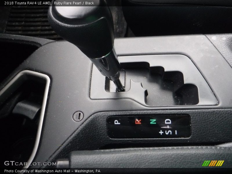 Ruby Flare Pearl / Black 2018 Toyota RAV4 LE AWD