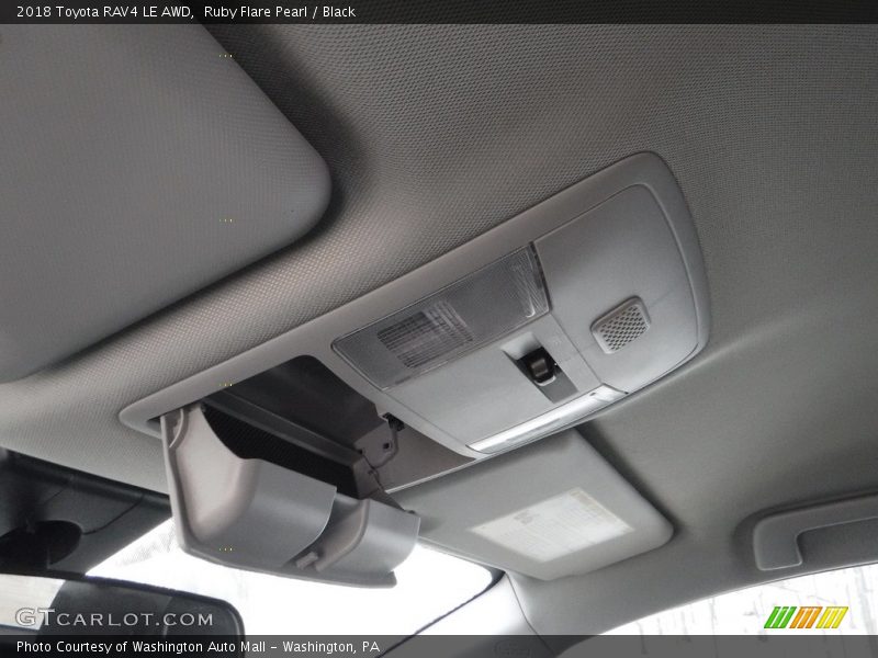 Ruby Flare Pearl / Black 2018 Toyota RAV4 LE AWD