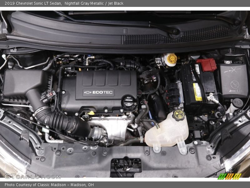  2019 Sonic LT Sedan Engine - 1.4 Liter Turbocharged DOHC 16-Valve VVT 4 Cylinder