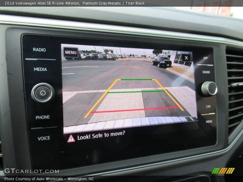 Platinum Gray Metallic / Titan Black 2019 Volkswagen Atlas SE R-Line 4Motion