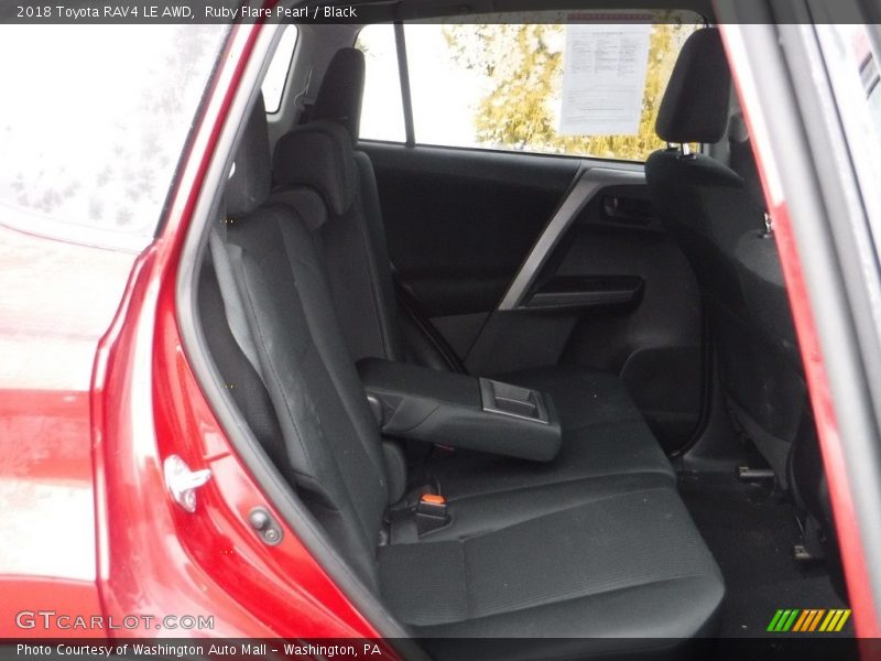 Ruby Flare Pearl / Black 2018 Toyota RAV4 LE AWD