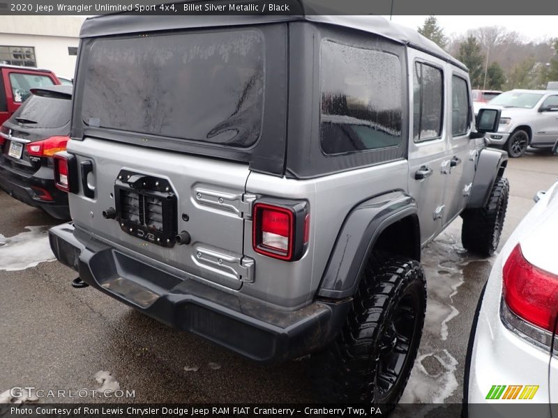 Billet Silver Metallic / Black 2020 Jeep Wrangler Unlimited Sport 4x4