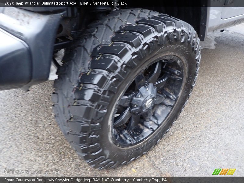 Billet Silver Metallic / Black 2020 Jeep Wrangler Unlimited Sport 4x4