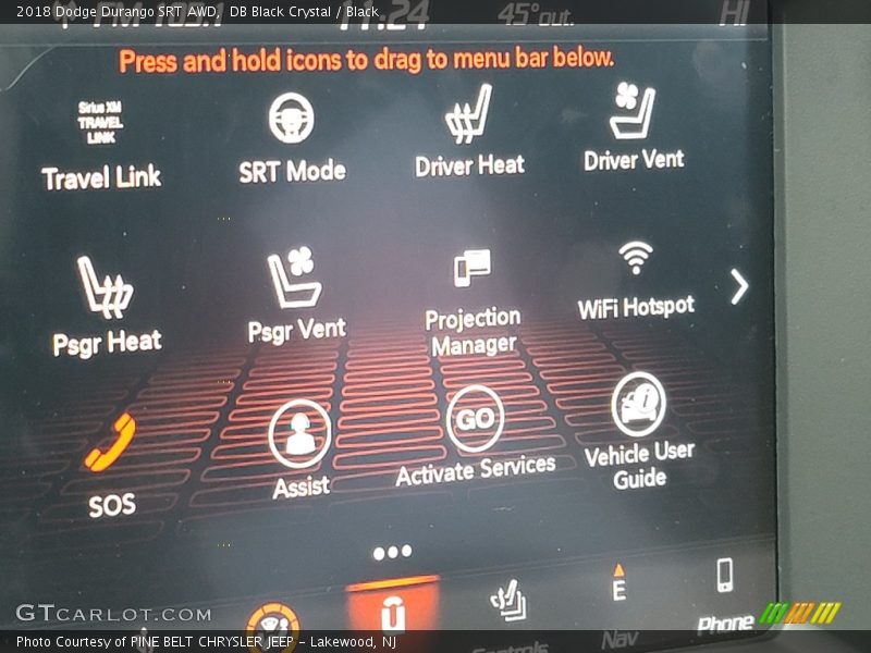 DB Black Crystal / Black 2018 Dodge Durango SRT AWD