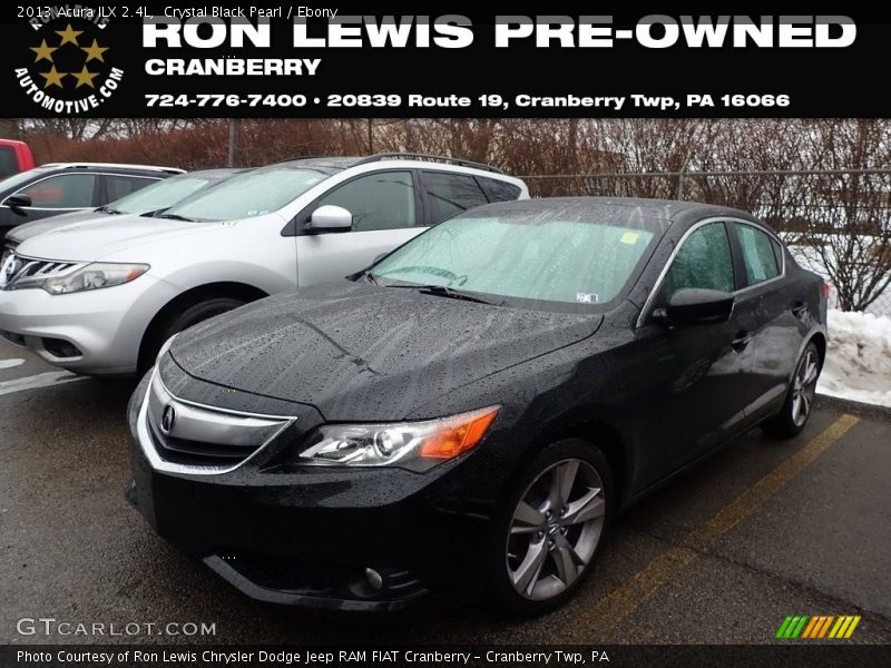 Crystal Black Pearl / Ebony 2013 Acura ILX 2.4L