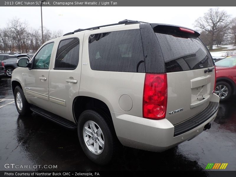 Champagne Silver Metallic / Light Tan 2013 GMC Yukon SLT 4x4