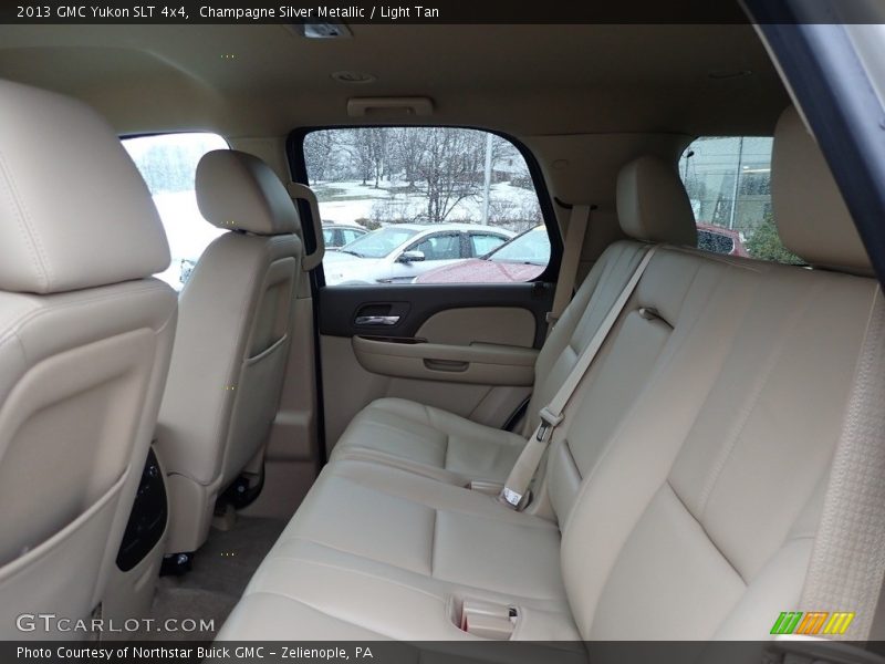 Champagne Silver Metallic / Light Tan 2013 GMC Yukon SLT 4x4