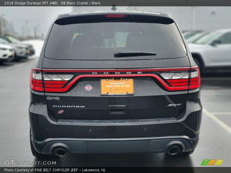 DB Black Crystal / Black 2018 Dodge Durango SRT AWD