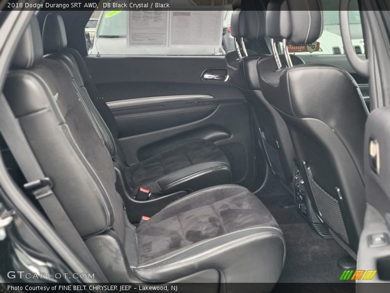 Rear Seat of 2018 Durango SRT AWD