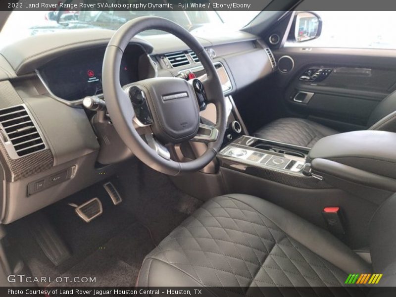 Front Seat of 2022 Range Rover SVAutobiography Dynamic