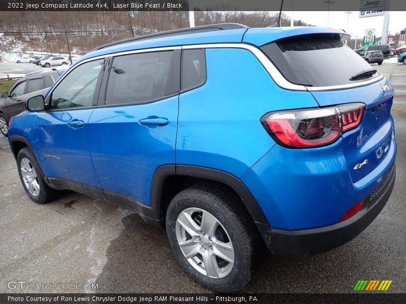 Laser Blue Pearl / Black 2022 Jeep Compass Latitude 4x4