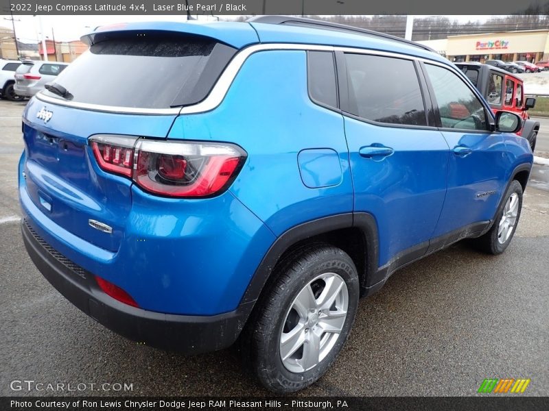 Laser Blue Pearl / Black 2022 Jeep Compass Latitude 4x4