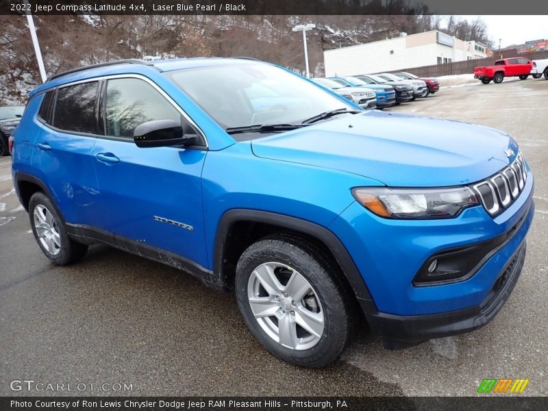 Laser Blue Pearl / Black 2022 Jeep Compass Latitude 4x4